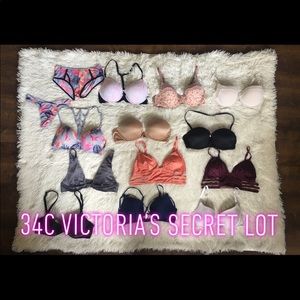 12 Victoria’s Secret 34C bra lot